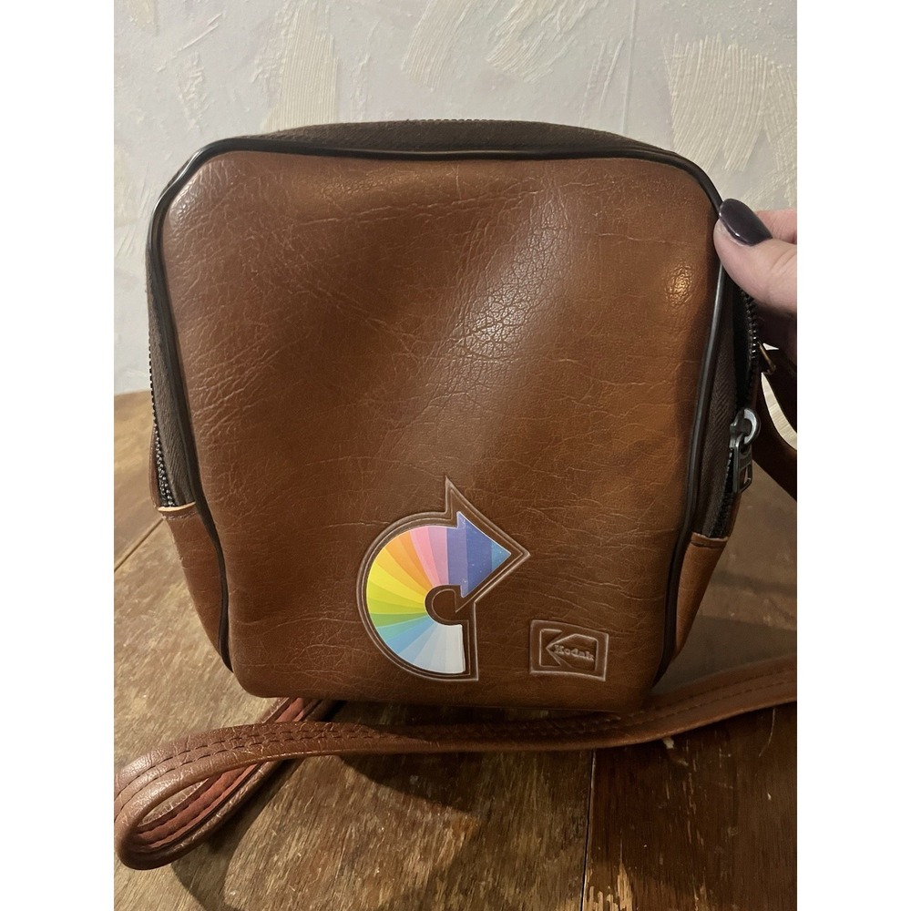 Vintage Kodak Vinyl‎ Camera Bag Adjustable Strap 8 x 6 x 4 Inches